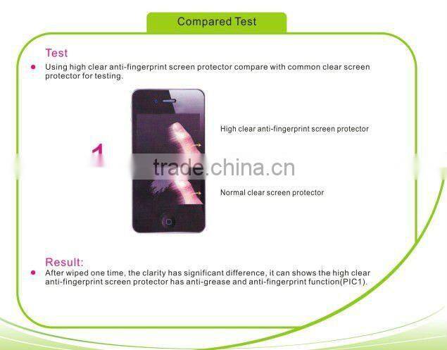 Newest Japanese high clear crystal screen protector for huawei Ascend D1 /Quad U9510