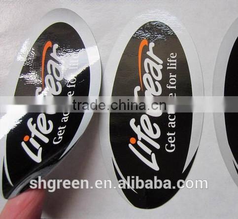 CMYK printing adhesive sticker for clothes