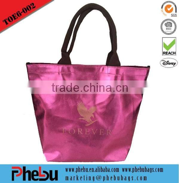Fashion women tote bag shopping solar beach bag(TOE16-001)