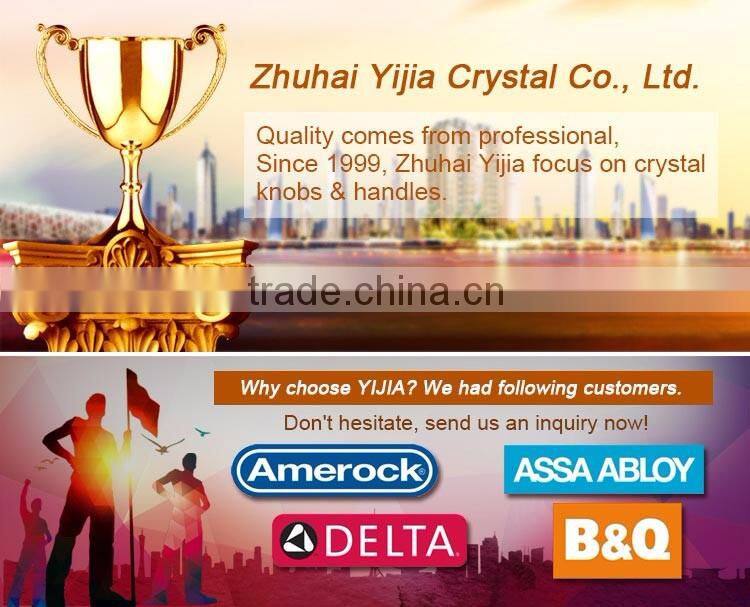 Amethyst Antique Brass Interior Drawer Glass Knob with Metal Base