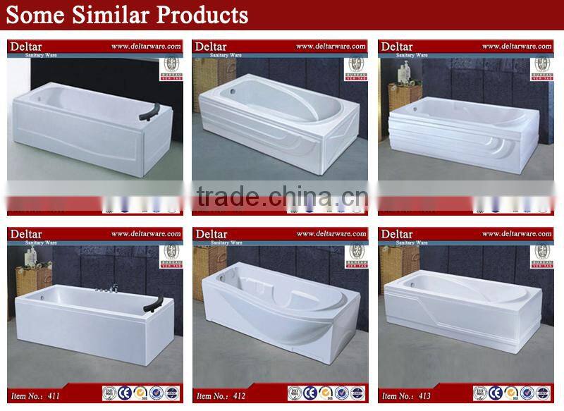 1600mm bigl Square Bathtub, China made shallow bathtub , freestanding square bathtub