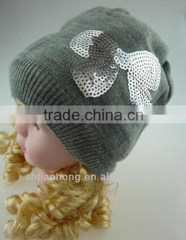 knitted fashion funny winter hats for baby