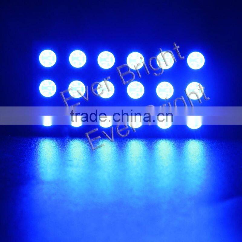 Everbright dc 12v festoon/T10 bulbs 5050 18SMD led panel light