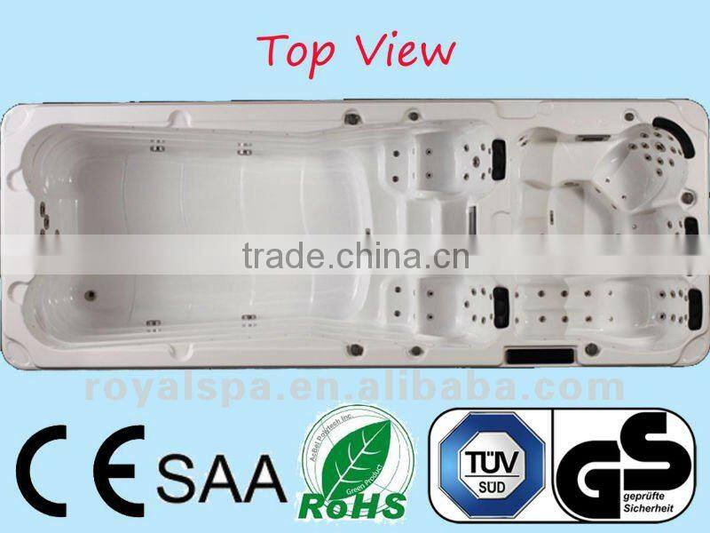 swim spa hot tub combo