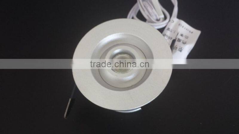 Brilliant lighting ! 1W led mini recessed ceiling downlight for jewelry display case BW8205