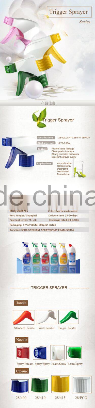 China wholesale plastic trigger sprayer hand pump foam sprayer