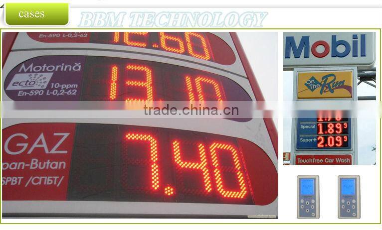 digits gas price led display