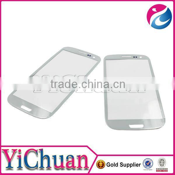 High quality for samsung s3 lcd glass, for samsung s3 glass len
