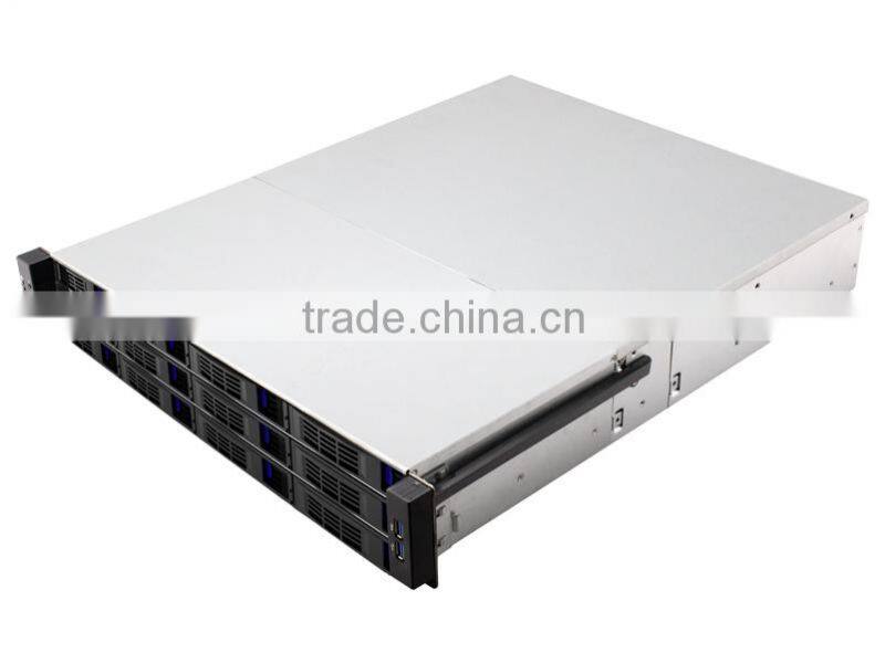 2u hot swap rack server chassis