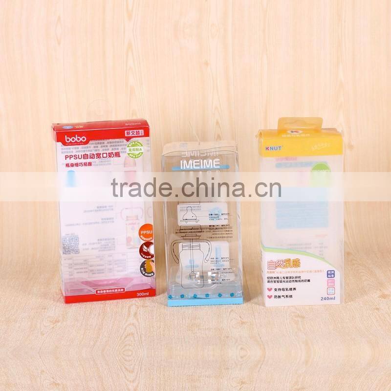 Customized plastic packaging box clear pvc box