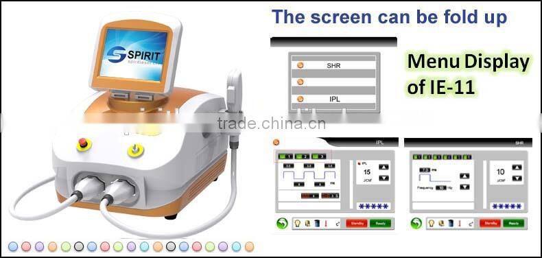 Super High-end Movable Screen 2 in 1 SHR IPL Machine 10HZ Hair Removal Spider Vein Loss