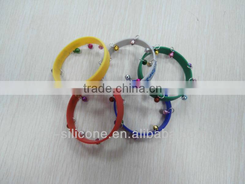 christmas bell charm bracelet colorful baby bell bracelet