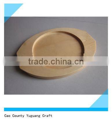 high quality unfinished Wood Dinner Plate for Dinner and Restaurant