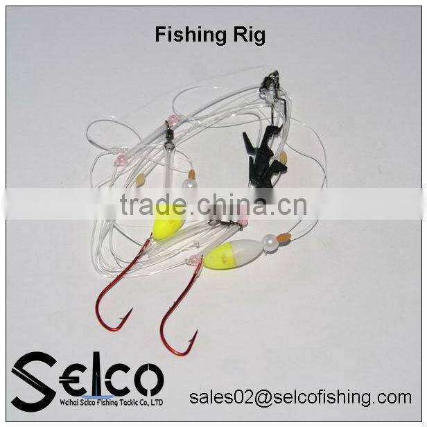 Chinese qualitied,3pc hook,octopus fishing rigs