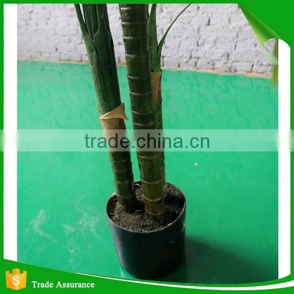 6 Feet 3 Trunk Artificial Cane Palm Silk Tree
