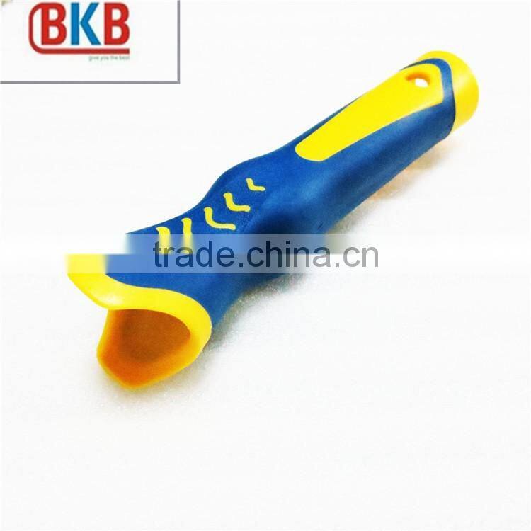 Double color plastic handle in brush paint roller handle