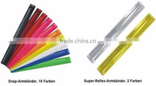 High Visibility Reflective Slap Wrap Runners/Cyclists/Walkers Armband