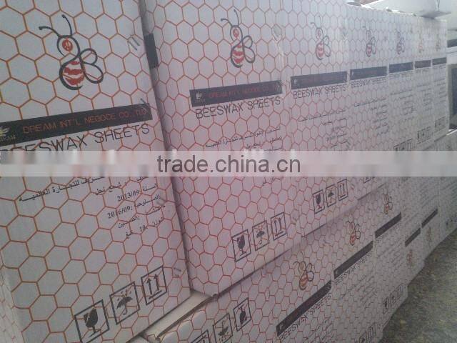 2014 hot sell beeswax foundation sheets