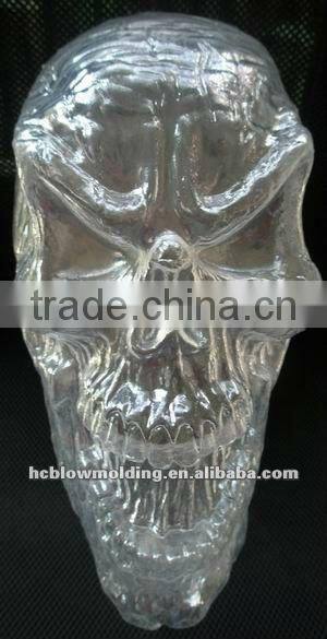 Halloween resin skull head