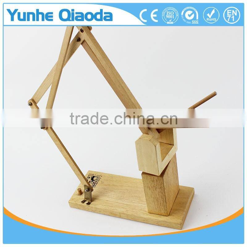 DIY Disassembly puzlle Wooden ancient Greeks hand movement crane Toy