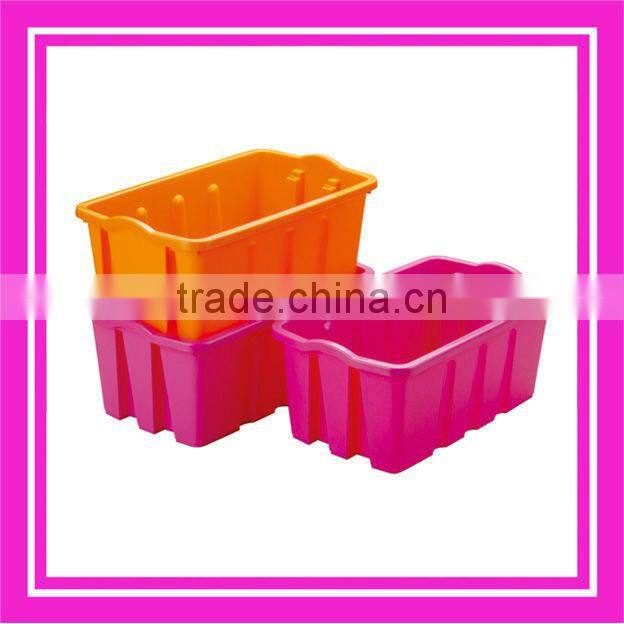 stackable basket & plasitc basket & stackable utility baket