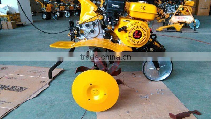 Flexible operation belt driven cultivator shovel plow parts