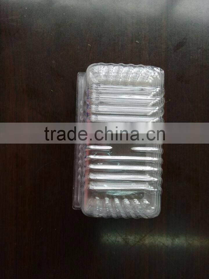 Clear plastic packaging inner tray for biscuit, potato chips