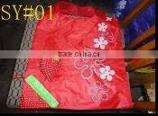 Promotional 190T polyester Fruit Folding Bag christmas bag