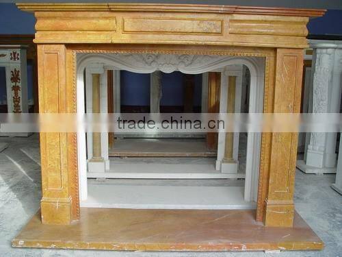 good quality of marble electric fireplace