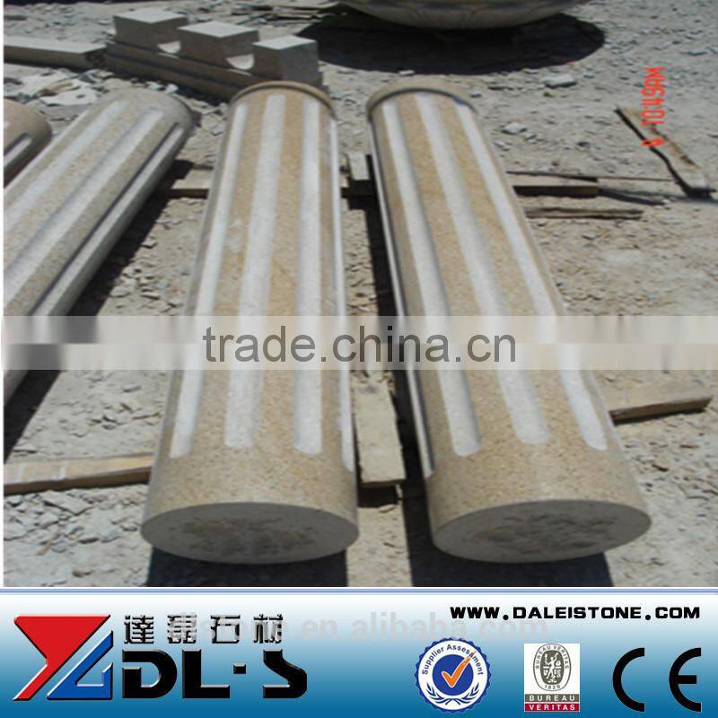 Red Granite Natural Stone Column
