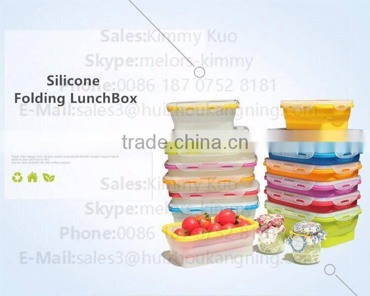 Wholesale food container /microwave safe silicone food container