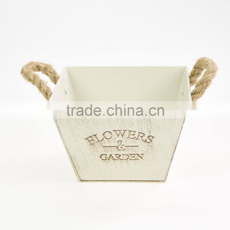 cheap home & garden outdoor hanging galvanized metal bucket vase