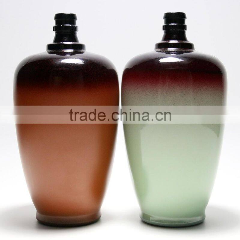 China style shape spraying spirit glass bottle