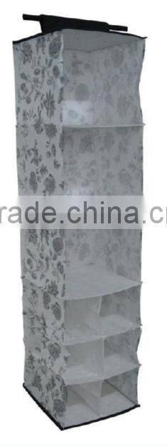 Store More Fabric Baby Nursery Closet Hanging Bag for Clothing and Towels