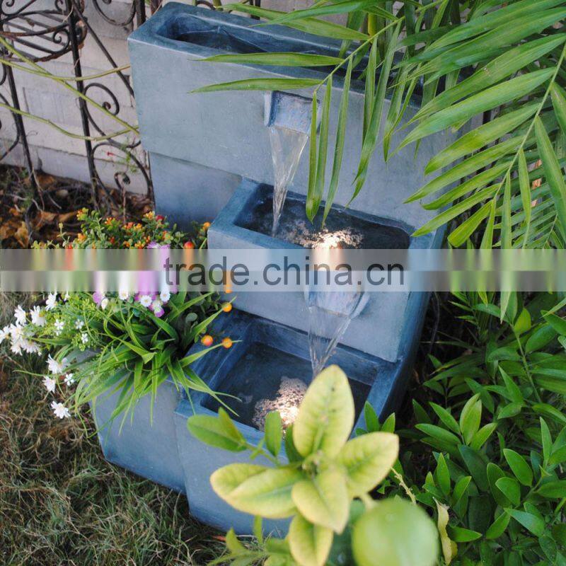Polyresin Fiberglass Fengshui Products Indoor Water Fountain