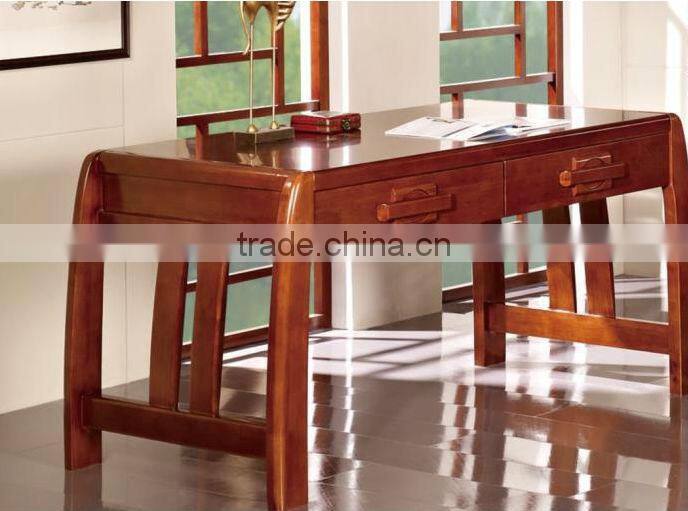 Simple Modern Rubber Wooden Computer Desk for Studying