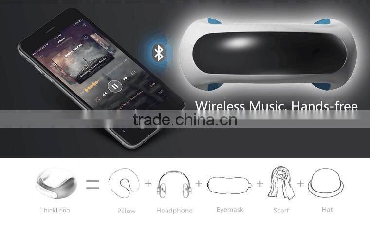 Round Portable Neck Pillow For Lunch Break/Travelling/ Neck Massage Music Pillow