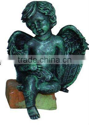 China supplier metal statue antique cast iron people statues