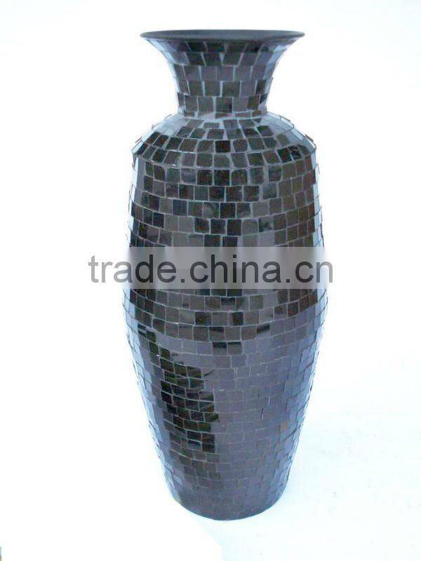 Glass Mosaic Flower Vases