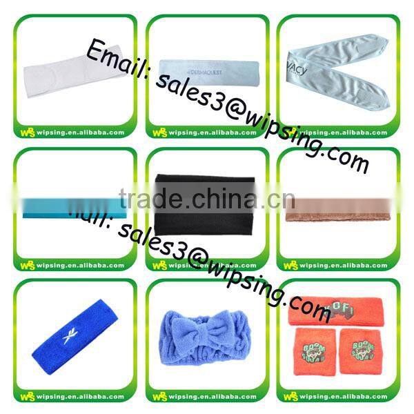 Hot Sale Terry Cotton Cloth Sweat Headband For Running