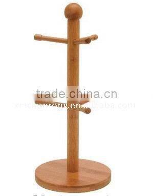 Bamboo/WOOD Mug Tree/cup holder/rack