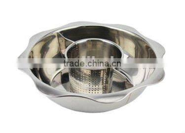 Stainless steel Octagona slag-free hotpot