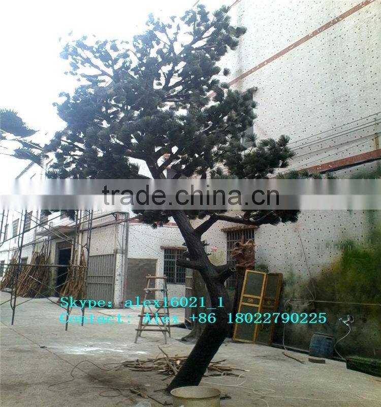 SJ20170210 ornamental foliage plants artificial gloden banyan ficus tree