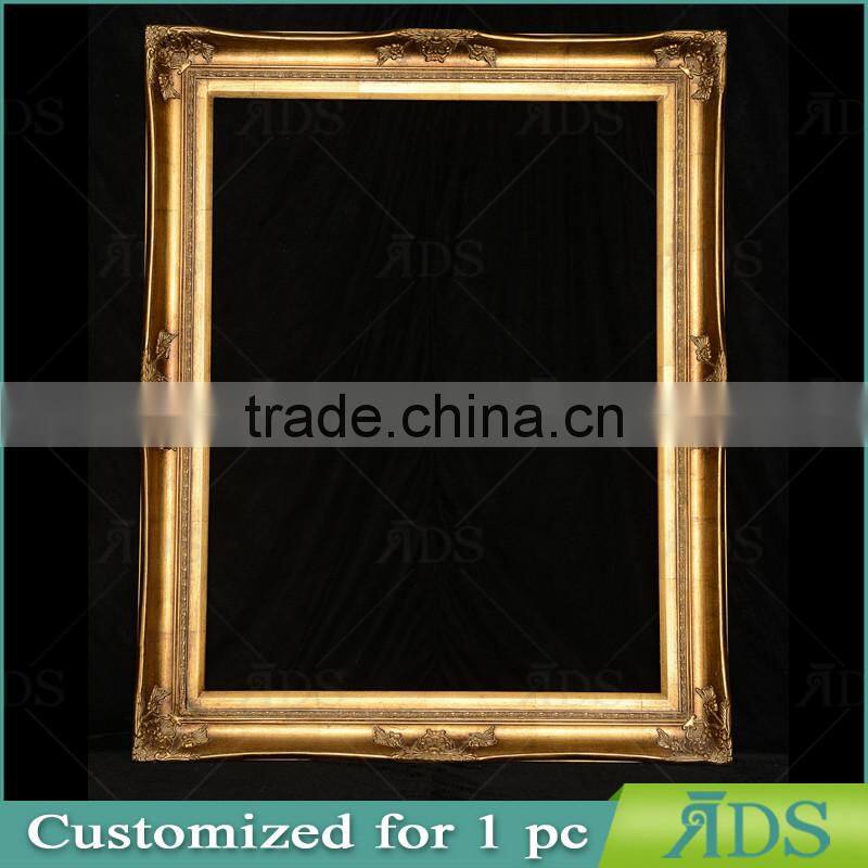 Wooden Gold Frame Ads010028 Goldfoil Ornate Frame in 36X48'' Size
