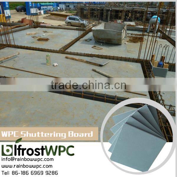 high quality WPC Formwork construction Easy sawing nailing Concrete wpc pvc formwork