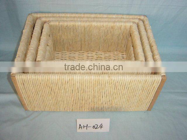 wholesale storage basket/box,straw basket