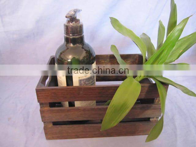 new design wholesale wood slat box