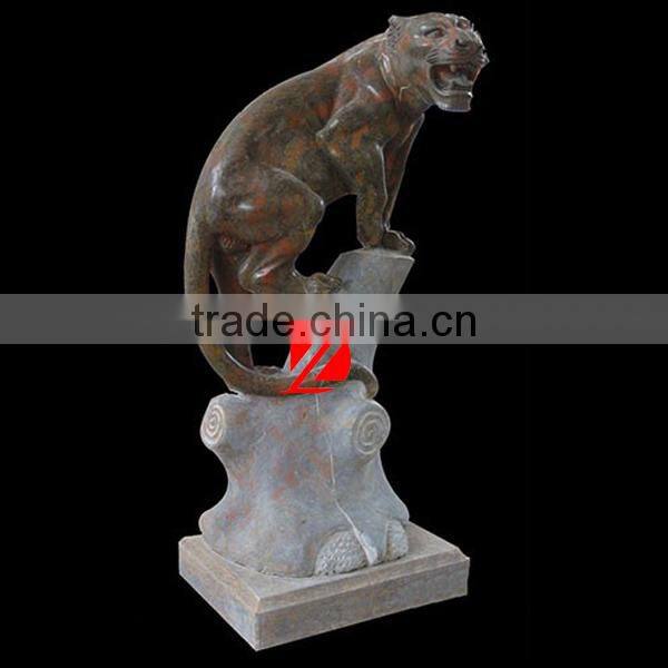 decorative roaring tiger stone sculpture