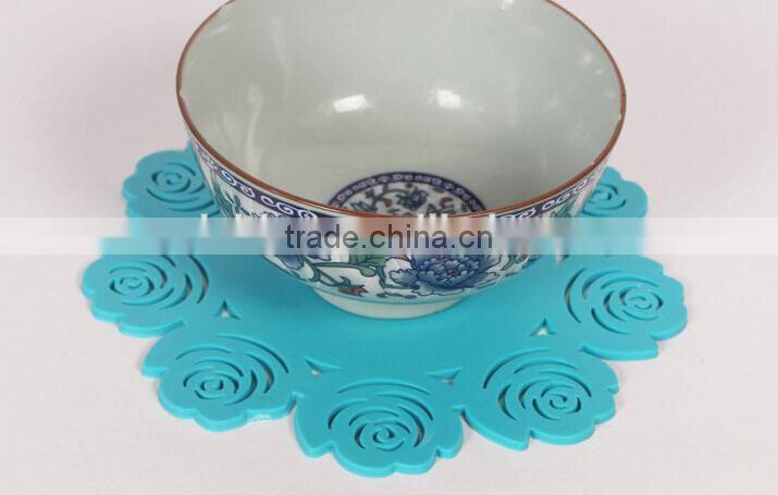 OEM factory price fashion good popular style heat insulation pvc coaster