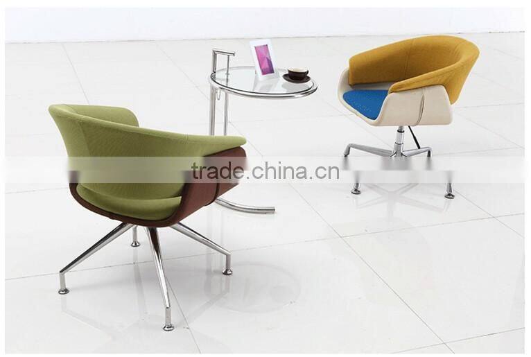 cool green office project custom made modern fashion furniture commercial office meeting chair bank VIP room swivel chairs